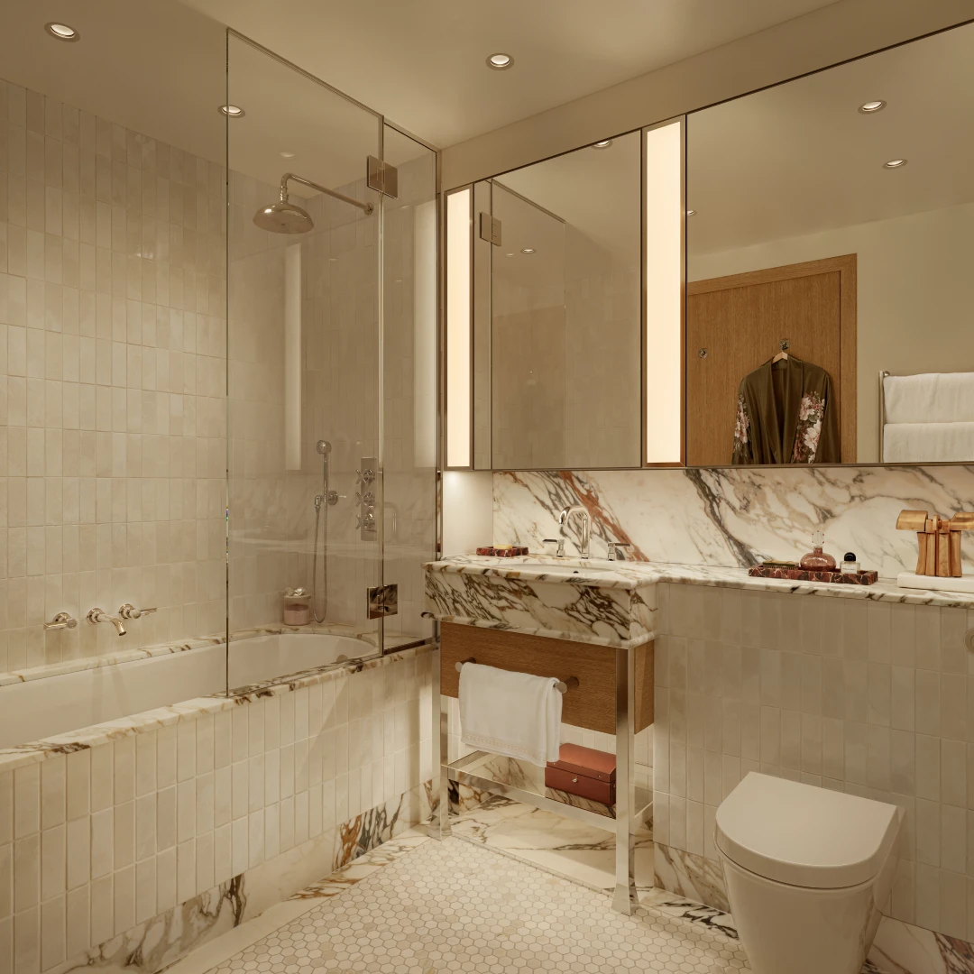 Bathroom Detail at The Capston Residences