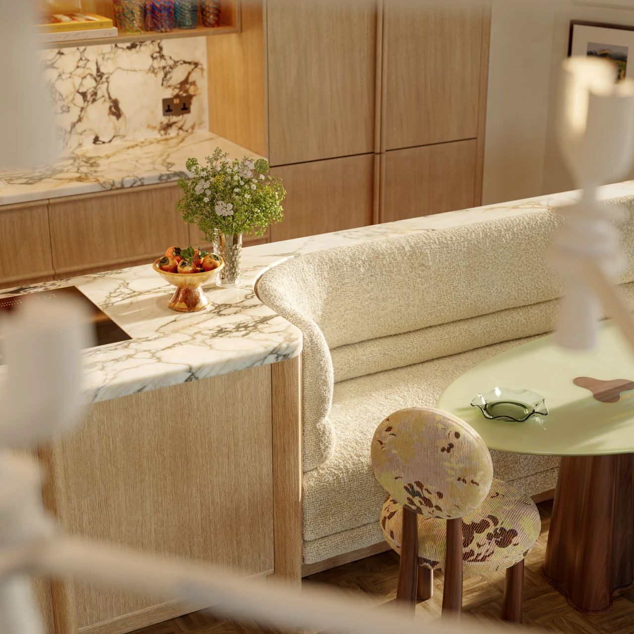 Island Banquette at The Capston Residences