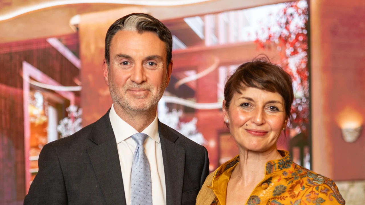 Brian De'Ath & Louisa Canham at La Eva Launch Event